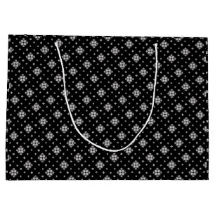 Little Snowflakes and Crystals Large Gift Bag