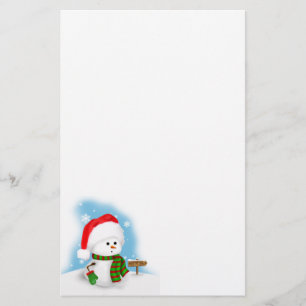 Little Snowman Stationery