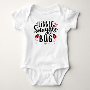 Little Snuggle Bug Short Sleeve Baby Bodysuit