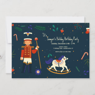 Little Soldier Birthday Party Invitation