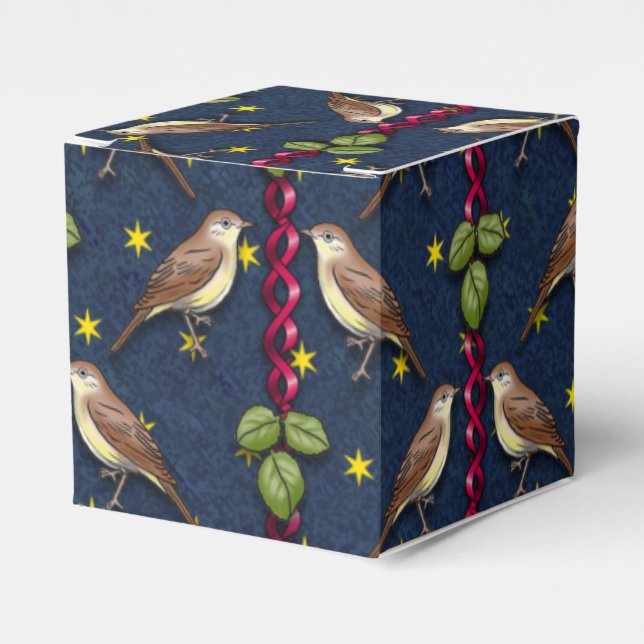 Little Song Birds Favour Box (Front Side)