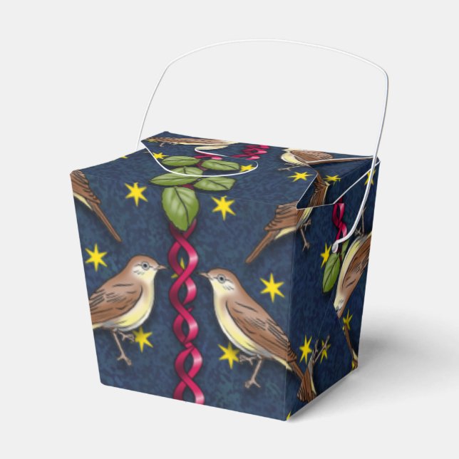 Little Song Birds Favour Box (Front Side)