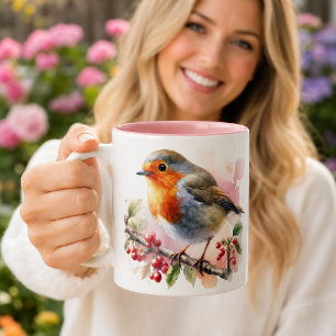 Little Songbird's Rest Two-Tone Coffee Mug