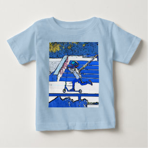 Little Speedster - Scooter Rider   Baby T-Shirt