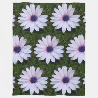 Little spider on flowers Fleece Blanket