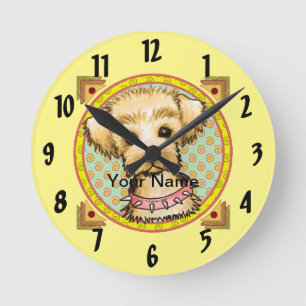 Little Spike Dog  Clock