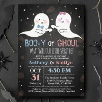 Little Spirit Halloween Ghosts Gender Reveal Party