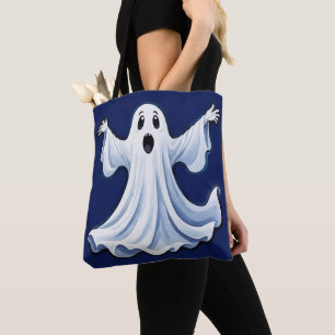 Little Spooky Ghost - Halloween 11 - Fan Fun Tote Bag