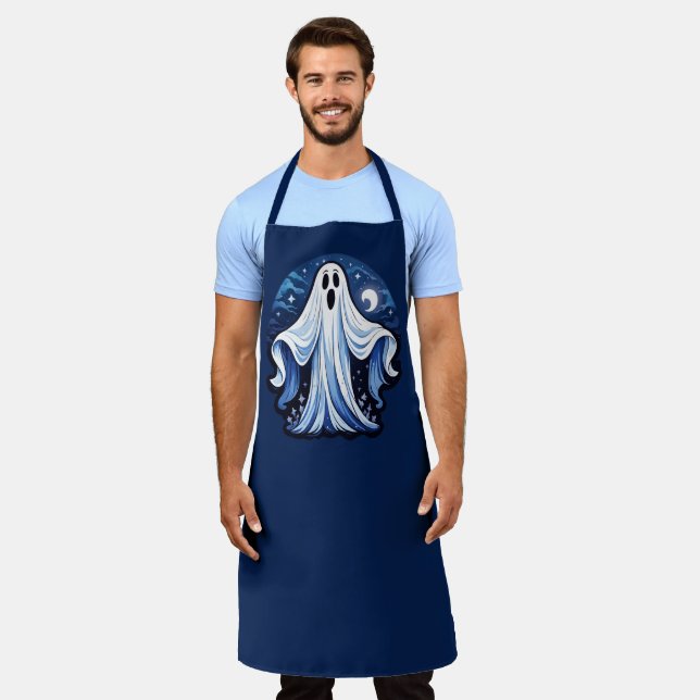 Little Spooky Ghost - Halloween 16 - Fan Fun Apron (Worn)