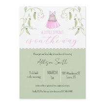 Little Sprout Baby Shower Invitation
