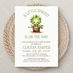 Little Sprout Baby Shower Invitation