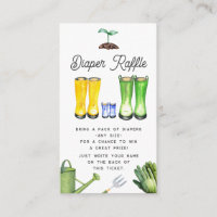 Little Sprout Blue Gardening Boots Diaper Raffle