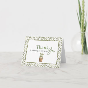 Little Sprout Folded Thank You Card
