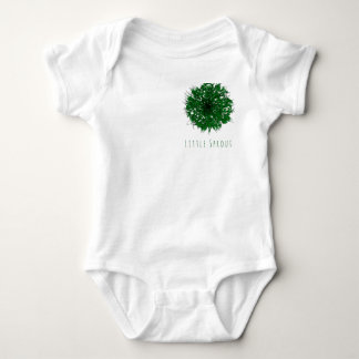 Little Sprout" - Minimalist Green Nature Baby Body Bodysuit
