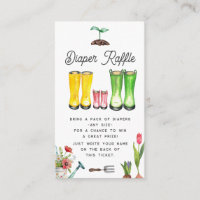 Little Sprout Pink Gardening Boots Diaper Raffle