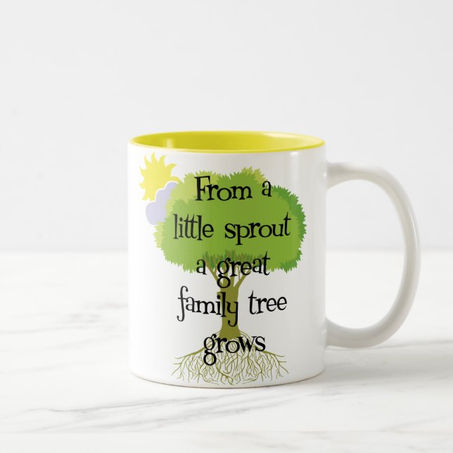 Little Sprout Two-Tone Coffee Mug (Right)