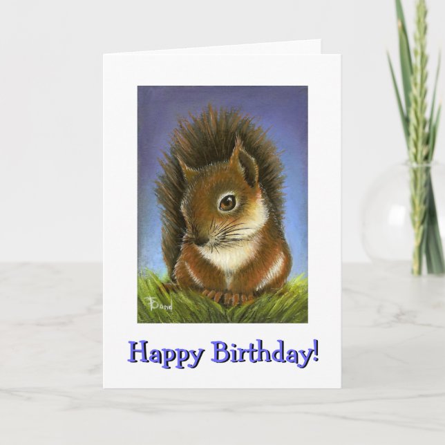 Little squirrel card (Front)