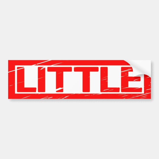 Little Stamp Bumper Sticker (Front)