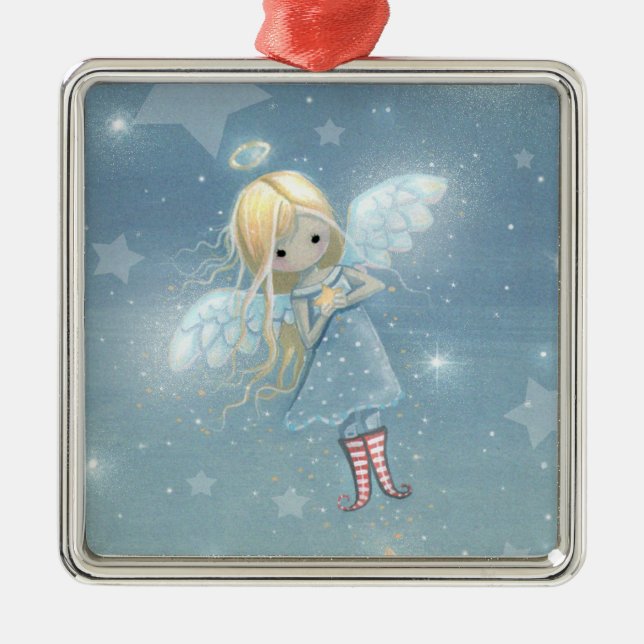 Little Star Angel Christmas Ornament (Front)