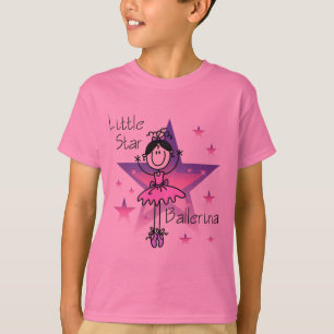 Little Star Ballerina-Black Hair T-Shirt