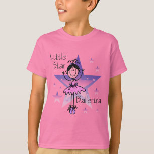 Little Star Ballerina-Black Hair T-Shirt