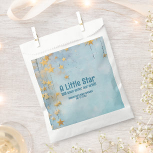 Little Star blue baby shower Favour Bag