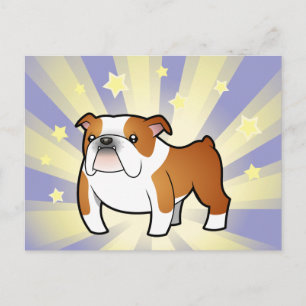 Little Star Bulldog Postcard