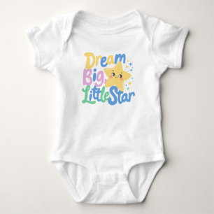 Little Star Dreamer Message for Happy Kids Baby Bodysuit