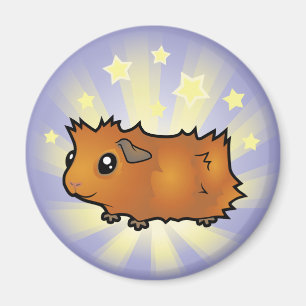 Little Star Guinea Pig (scruffy) Magnet
