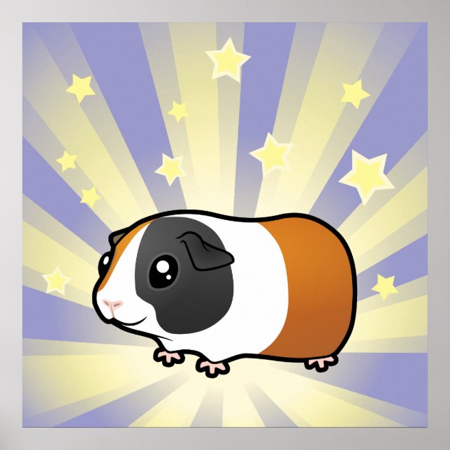 Little Star Guinea Pig (smooth hair) Poster (Front)