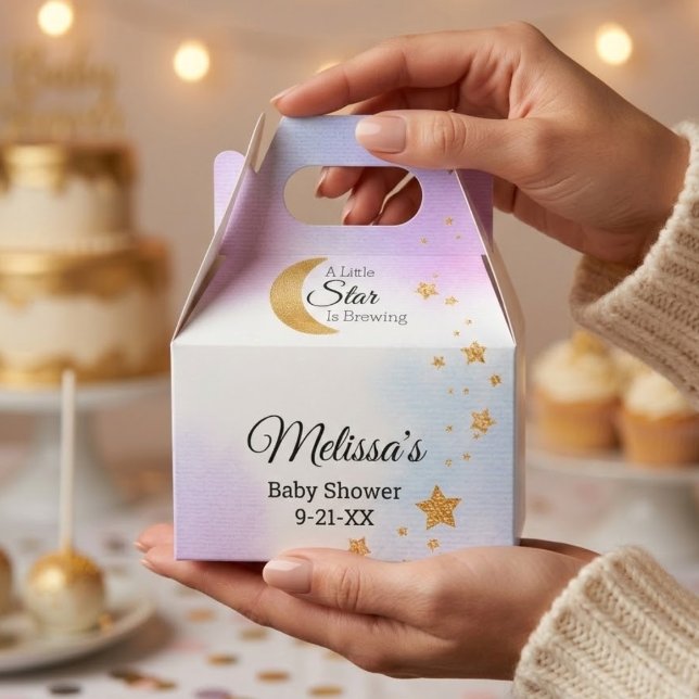 Little Star Is Brewing Celestial  Favour Box (Little Star Is Brewing Celestial Favor Boxes)