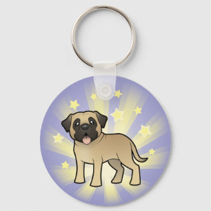 Little Star Mastiff / Bullmastiff Key Ring