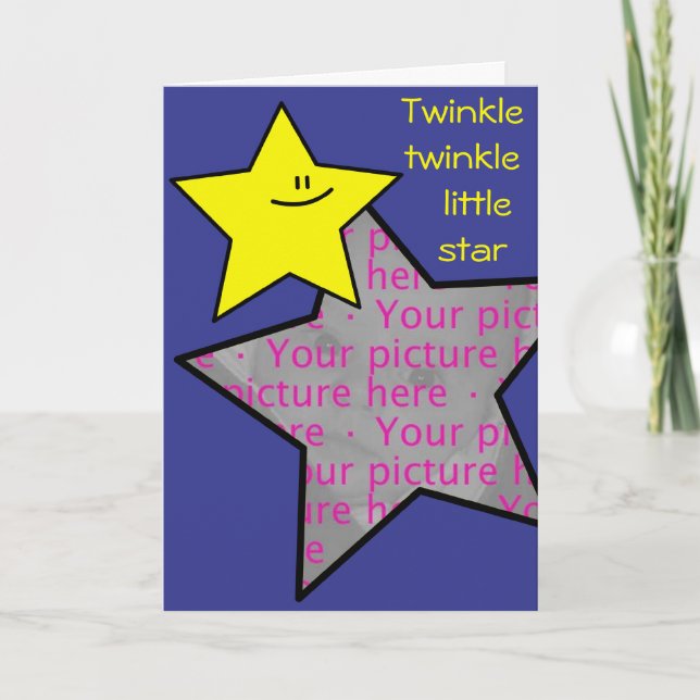 Little Star Photo Card (Front)