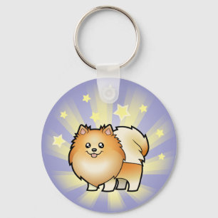 Little Star Pomeranian Key Ring