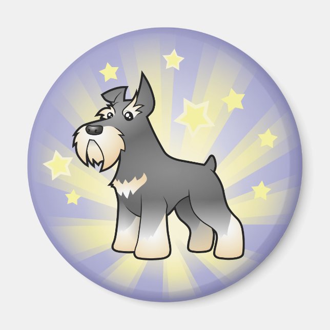 Little Star Schnauzer Magnet (Front)