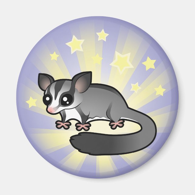 Little Star Sugar Glider Magnet (Front)
