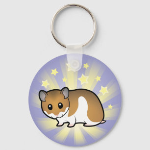 Little Star Syrian Hamster Key Ring