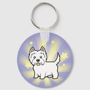 Little Star West Highland White Terrier Key Ring