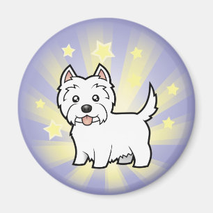 Little Star West Highland White Terrier Magnet
