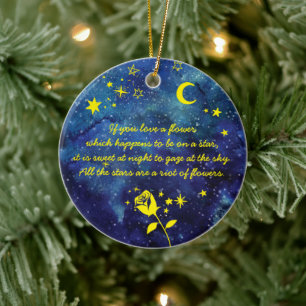 Little Stars and personalised name ornament