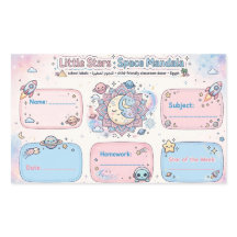Little Stars Space Mandala Galaxy Sticker