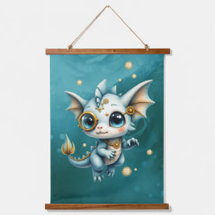 Little Steam Dragon – Professional Chaos Engineer. Hanging Tapestry