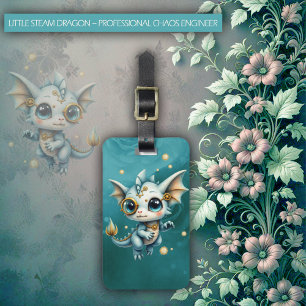 Little Steam Dragon – Professional Chaos Engineer. Luggage Tag
