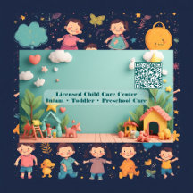 Little Steps Montessori Day Care QR Code Pastel