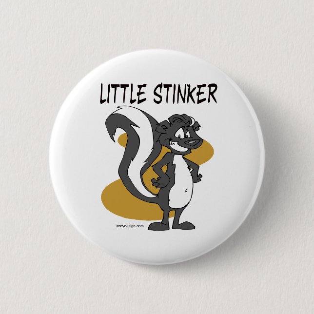 Little Stinker 6 Cm Round Badge (Front)
