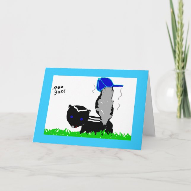 Little Stinker Boy Card (Front)