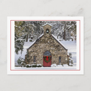 Little Stone Church Holiday Postcard