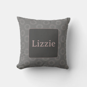 Little Suns Name throw pillow