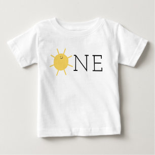 Little Sunshine 1st Birthday Party One Baby T-Shirt