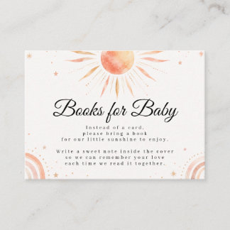 Little Sunshine Books For Baby Enclosure Card